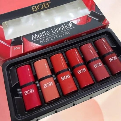 Bob Matte Lipstick 6 colours